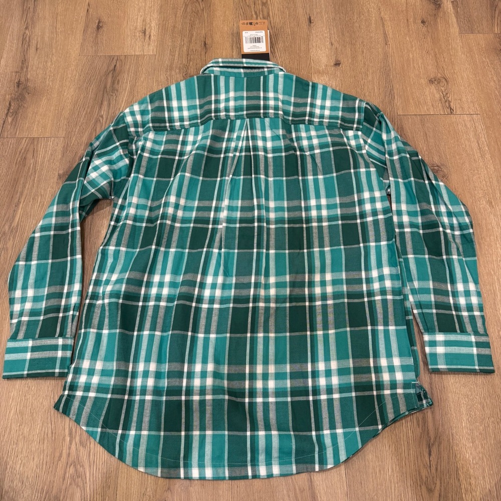 The North Face Women Junction Woven Shirt Long Sleeve Plaid Green Size Large NWT - Picture 6 of 6